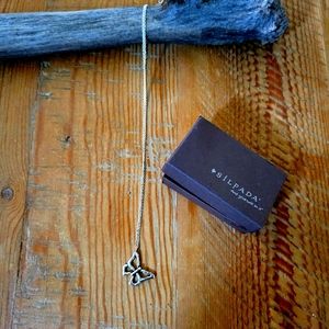 Silpada butterfly necklace.